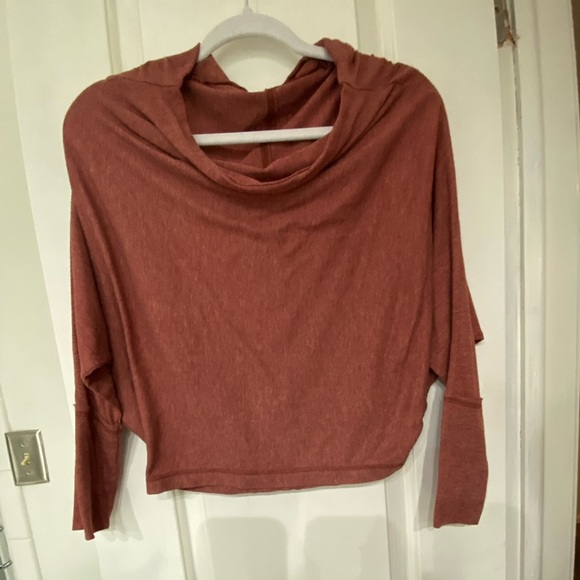 Miss Love y2k Doleman sleeve cropped ribbed top S oversized #41 30%off w ♥️ - Picture 1 of 5